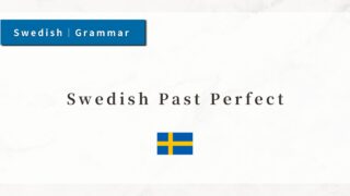Swedish Past Perfect｜Usage and Example Sentences